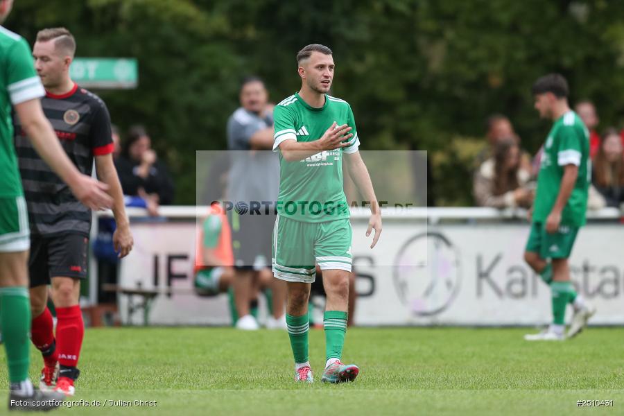 Sportgelände, Karlstadt, 21.09.2025, sport, action, Fussball, BFV, 10. Spieltag, Kreisliga Würzburg Gr. 2, SG Burgsinn, FV Karlstadt - Bild-ID: 2510431
