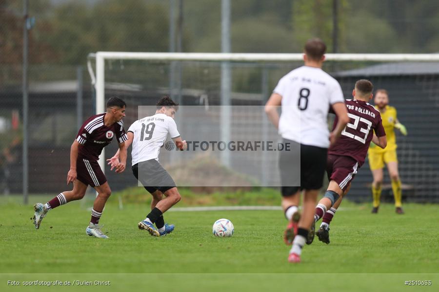 sport, action, TuS Röllbach, TUS, TSV Lohr, TSV, Sportgelände, Lohr am Main, Fussball, Bezirksliga Unterfranken West, BFV, 21.09.2025, 10. Spieltag - Bild-ID: 2510633