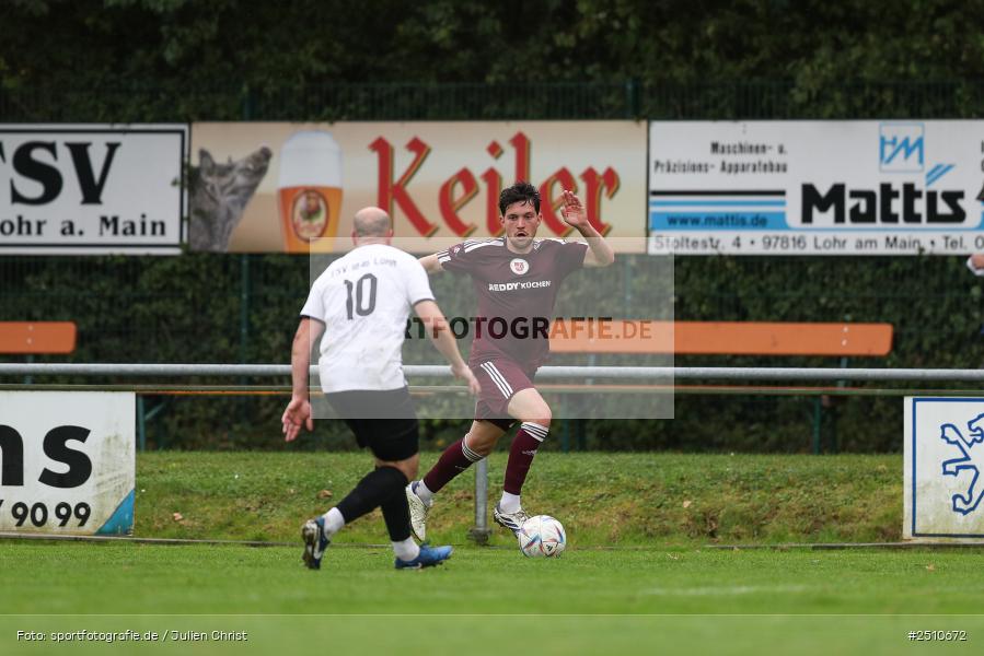 sport, action, TuS Röllbach, TUS, TSV Lohr, TSV, Sportgelände, Lohr am Main, Fussball, Bezirksliga Unterfranken West, BFV, 21.09.2025, 10. Spieltag - Bild-ID: 2510672