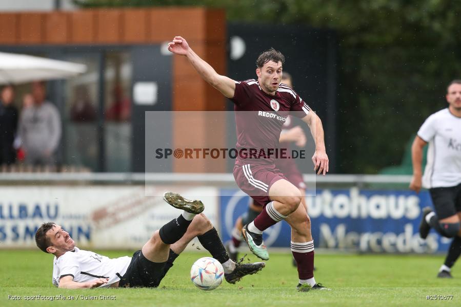 sport, action, TuS Röllbach, TUS, TSV Lohr, TSV, Sportgelände, Lohr am Main, Fussball, Bezirksliga Unterfranken West, BFV, 21.09.2025, 10. Spieltag - Bild-ID: 2510677