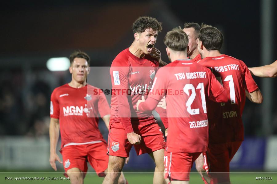 sport, action, TSV Aubstadt, TSV, Regionalliga Bayern, NGN Arena, Fussball, FVI, FV Illertissen, BFV, Aubstadt, 23.09.2025, 10. Spieltag - Bild-ID: 2511008