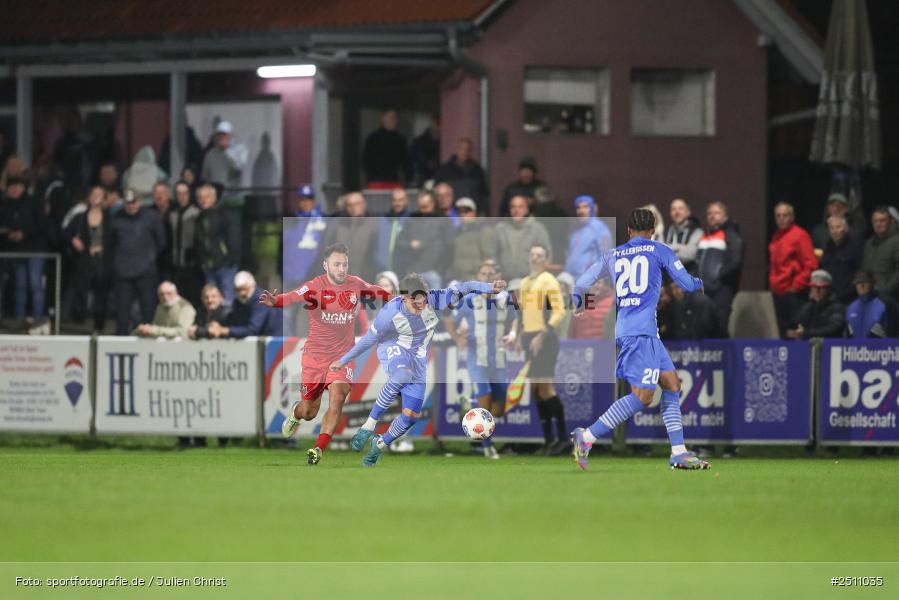 sport, action, TSV Aubstadt, TSV, Regionalliga Bayern, NGN Arena, Fussball, FVI, FV Illertissen, BFV, Aubstadt, 23.09.2025, 10. Spieltag - Bild-ID: 2511035