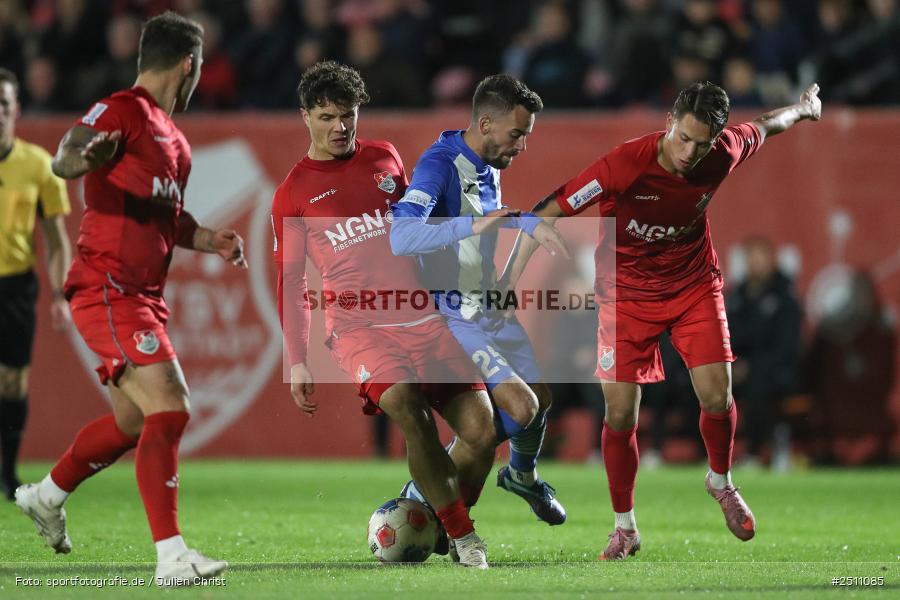 sport, action, TSV Aubstadt, TSV, Regionalliga Bayern, NGN Arena, Fussball, FVI, FV Illertissen, BFV, Aubstadt, 23.09.2025, 10. Spieltag - Bild-ID: 2511085