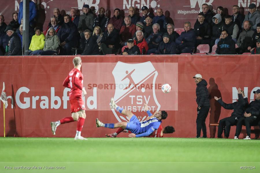 sport, action, TSV Aubstadt, TSV, Regionalliga Bayern, NGN Arena, Fussball, FVI, FV Illertissen, BFV, Aubstadt, 23.09.2025, 10. Spieltag - Bild-ID: 2511234
