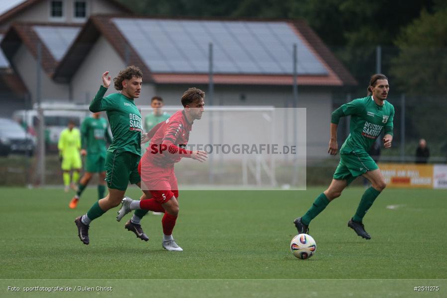 sport, action, TuS Frammersbach, TUS, TSV Großbardorf, TSV, Landesliga Nordwest, Fussball, Fuhrmann Arena, Frammersbach, BFV, 26.09.2025, 13. Spieltag - Bild-ID: 2511275