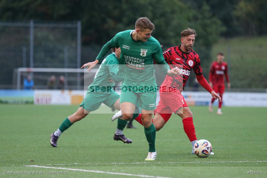 sport, action, TuS Frammersbach, TUS, TSV Großbardorf, TSV, Landesliga Nordwest, Fussball, Fuhrmann Arena, Frammersbach, BFV, 26.09.2025, 13. Spieltag - Bild-ID: 2511276