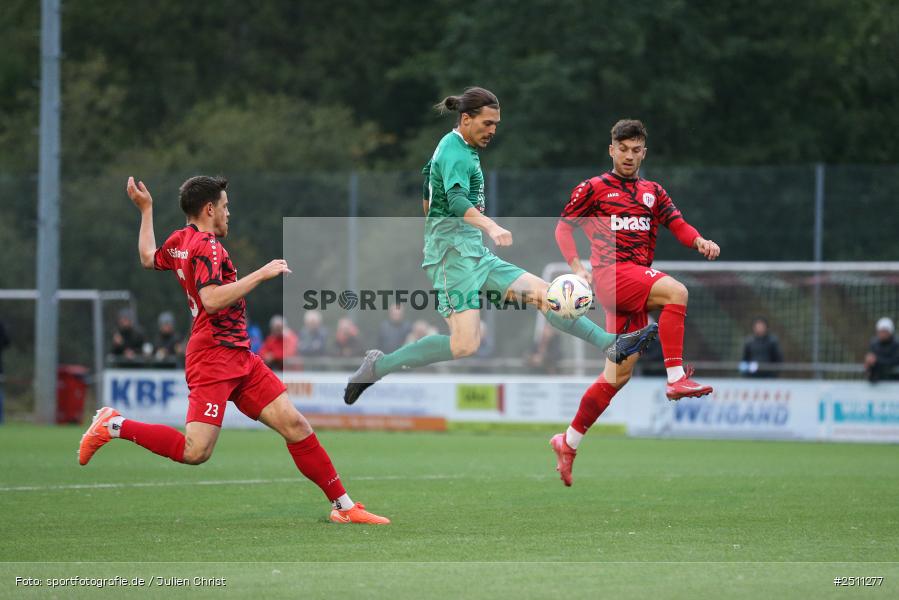 sport, action, TuS Frammersbach, TUS, TSV Großbardorf, TSV, Landesliga Nordwest, Fussball, Fuhrmann Arena, Frammersbach, BFV, 26.09.2025, 13. Spieltag - Bild-ID: 2511277