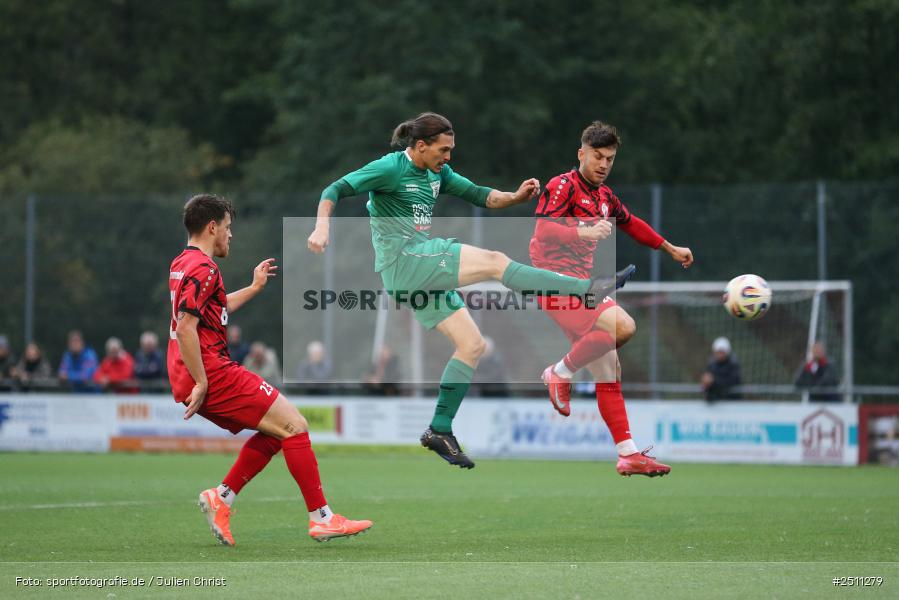 sport, action, TuS Frammersbach, TUS, TSV Großbardorf, TSV, Landesliga Nordwest, Fussball, Fuhrmann Arena, Frammersbach, BFV, 26.09.2025, 13. Spieltag - Bild-ID: 2511279