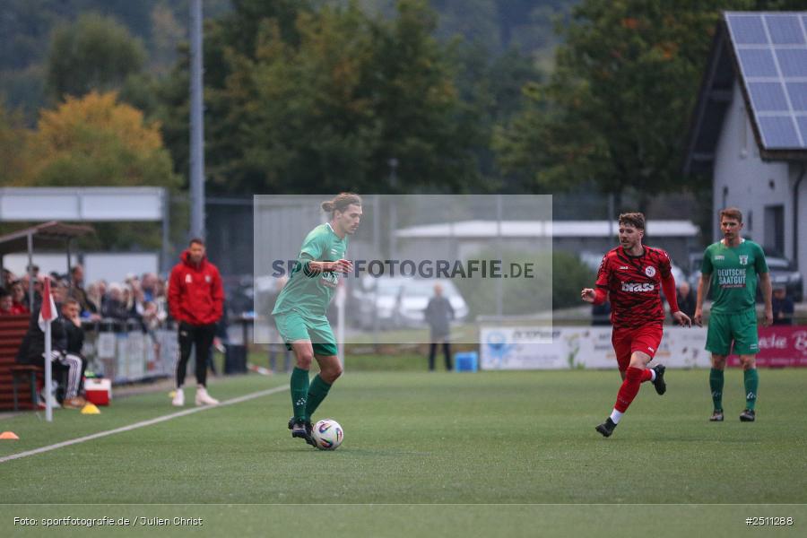 sport, action, TuS Frammersbach, TUS, TSV Großbardorf, TSV, Landesliga Nordwest, Fussball, Fuhrmann Arena, Frammersbach, BFV, 26.09.2025, 13. Spieltag - Bild-ID: 2511288