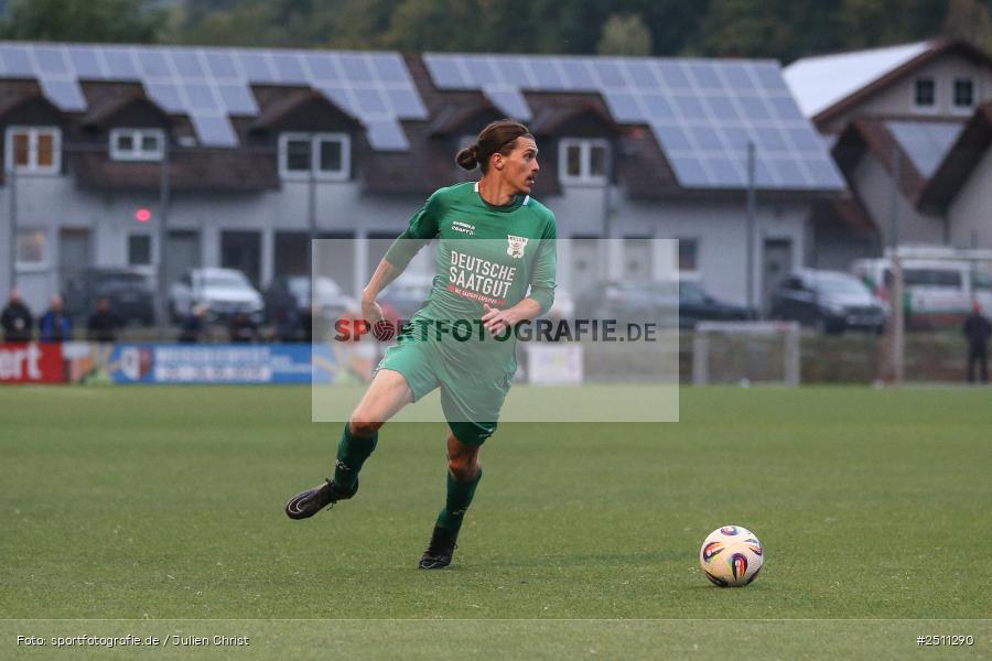 sport, action, TuS Frammersbach, TUS, TSV Großbardorf, TSV, Landesliga Nordwest, Fussball, Fuhrmann Arena, Frammersbach, BFV, 26.09.2025, 13. Spieltag - Bild-ID: 2511290