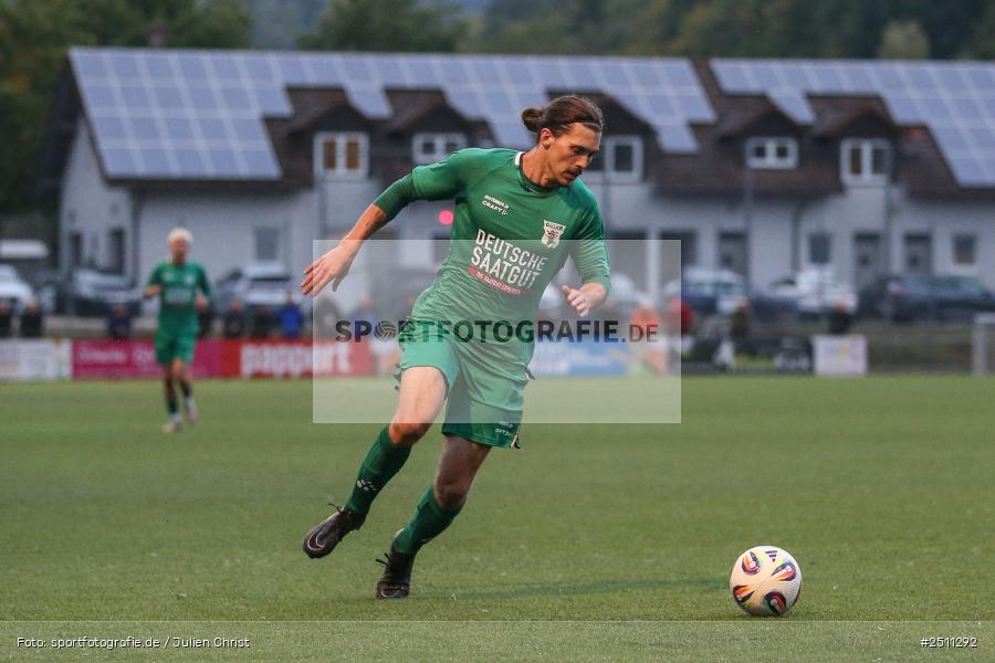 sport, action, TuS Frammersbach, TUS, TSV Großbardorf, TSV, Landesliga Nordwest, Fussball, Fuhrmann Arena, Frammersbach, BFV, 26.09.2025, 13. Spieltag - Bild-ID: 2511292