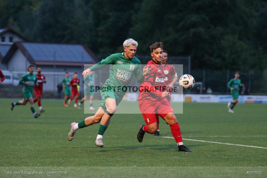 sport, action, TuS Frammersbach, TUS, TSV Großbardorf, TSV, Landesliga Nordwest, Fussball, Fuhrmann Arena, Frammersbach, BFV, 26.09.2025, 13. Spieltag - Bild-ID: 2511302
