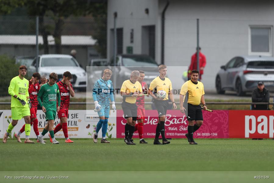 sport, action, TuS Frammersbach, TUS, TSV Großbardorf, TSV, Landesliga Nordwest, Fussball, Fuhrmann Arena, Frammersbach, BFV, 26.09.2025, 13. Spieltag - Bild-ID: 2511319