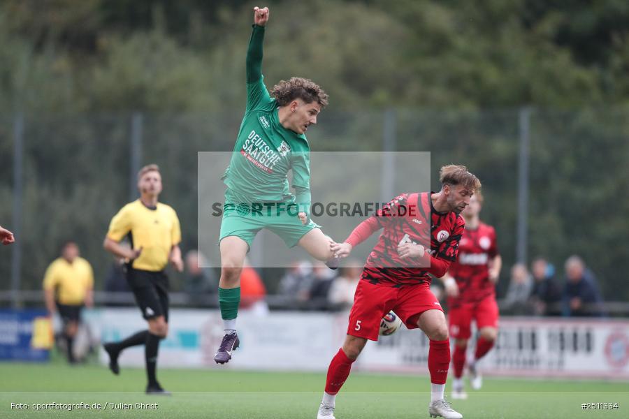 sport, action, TuS Frammersbach, TUS, TSV Großbardorf, TSV, Landesliga Nordwest, Fussball, Fuhrmann Arena, Frammersbach, BFV, 26.09.2025, 13. Spieltag - Bild-ID: 2511334