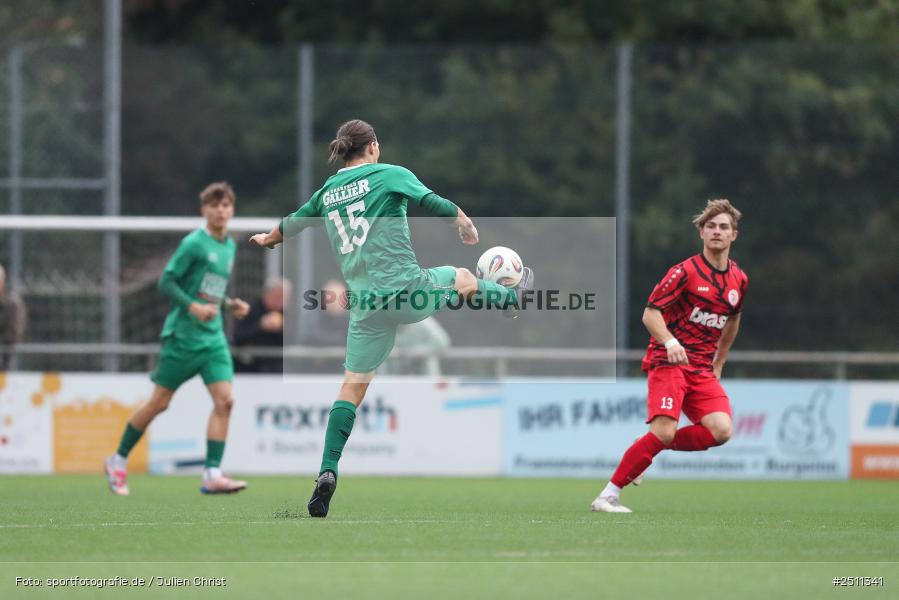 sport, action, TuS Frammersbach, TUS, TSV Großbardorf, TSV, Landesliga Nordwest, Fussball, Fuhrmann Arena, Frammersbach, BFV, 26.09.2025, 13. Spieltag - Bild-ID: 2511341