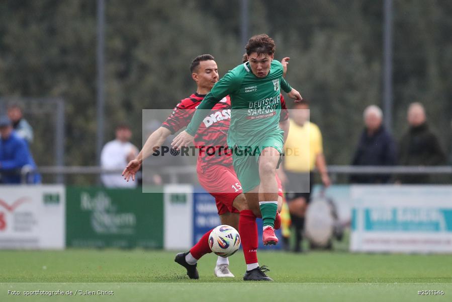 sport, action, TuS Frammersbach, TUS, TSV Großbardorf, TSV, Landesliga Nordwest, Fussball, Fuhrmann Arena, Frammersbach, BFV, 26.09.2025, 13. Spieltag - Bild-ID: 2511346