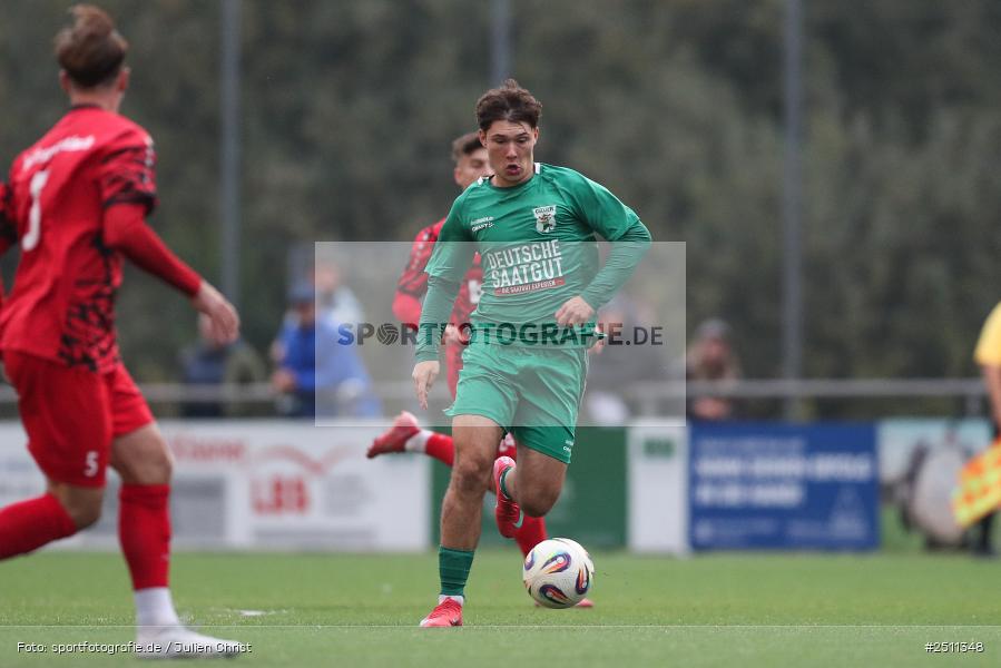 sport, action, TuS Frammersbach, TUS, TSV Großbardorf, TSV, Landesliga Nordwest, Fussball, Fuhrmann Arena, Frammersbach, BFV, 26.09.2025, 13. Spieltag - Bild-ID: 2511348