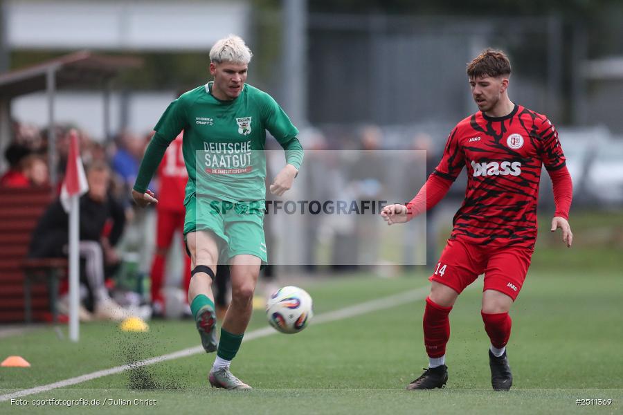 sport, action, TuS Frammersbach, TUS, TSV Großbardorf, TSV, Landesliga Nordwest, Fussball, Fuhrmann Arena, Frammersbach, BFV, 26.09.2025, 13. Spieltag - Bild-ID: 2511369
