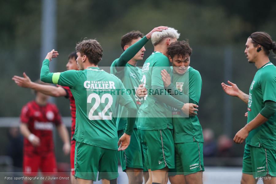 sport, action, TuS Frammersbach, TUS, TSV Großbardorf, TSV, Landesliga Nordwest, Fussball, Fuhrmann Arena, Frammersbach, BFV, 26.09.2025, 13. Spieltag - Bild-ID: 2511378