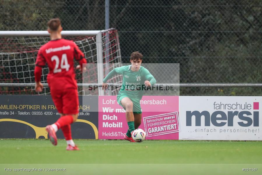 sport, action, TuS Frammersbach, TUS, TSV Großbardorf, TSV, Landesliga Nordwest, Fussball, Fuhrmann Arena, Frammersbach, BFV, 26.09.2025, 13. Spieltag - Bild-ID: 2511387