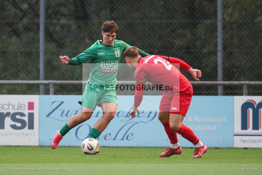 sport, action, TuS Frammersbach, TUS, TSV Großbardorf, TSV, Landesliga Nordwest, Fussball, Fuhrmann Arena, Frammersbach, BFV, 26.09.2025, 13. Spieltag - Bild-ID: 2511388
