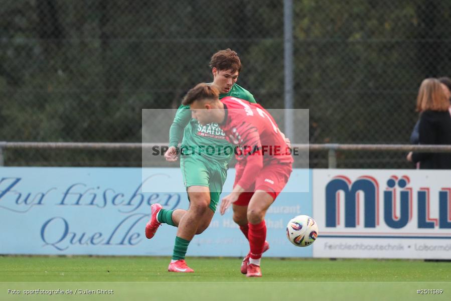 sport, action, TuS Frammersbach, TUS, TSV Großbardorf, TSV, Landesliga Nordwest, Fussball, Fuhrmann Arena, Frammersbach, BFV, 26.09.2025, 13. Spieltag - Bild-ID: 2511389