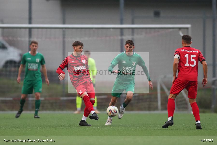 sport, action, TuS Frammersbach, TUS, TSV Großbardorf, TSV, Landesliga Nordwest, Fussball, Fuhrmann Arena, Frammersbach, BFV, 26.09.2025, 13. Spieltag - Bild-ID: 2511390
