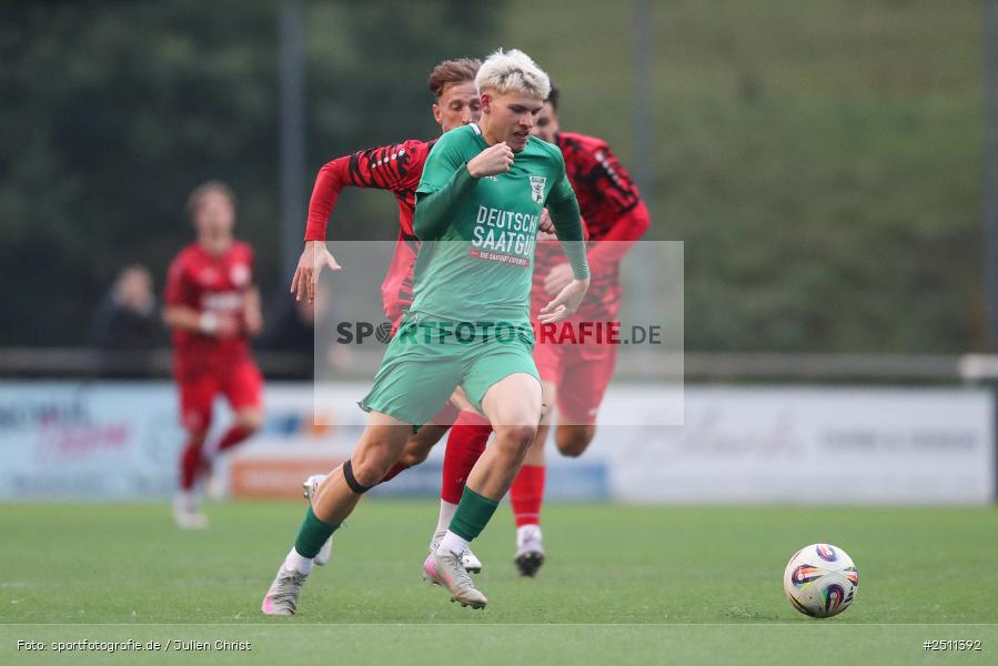 sport, action, TuS Frammersbach, TUS, TSV Großbardorf, TSV, Landesliga Nordwest, Fussball, Fuhrmann Arena, Frammersbach, BFV, 26.09.2025, 13. Spieltag - Bild-ID: 2511392