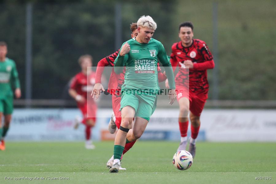 sport, action, TuS Frammersbach, TUS, TSV Großbardorf, TSV, Landesliga Nordwest, Fussball, Fuhrmann Arena, Frammersbach, BFV, 26.09.2025, 13. Spieltag - Bild-ID: 2511393