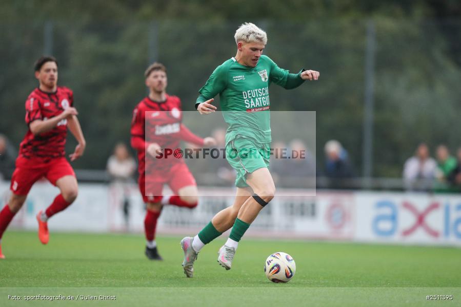 sport, action, TuS Frammersbach, TUS, TSV Großbardorf, TSV, Landesliga Nordwest, Fussball, Fuhrmann Arena, Frammersbach, BFV, 26.09.2025, 13. Spieltag - Bild-ID: 2511395
