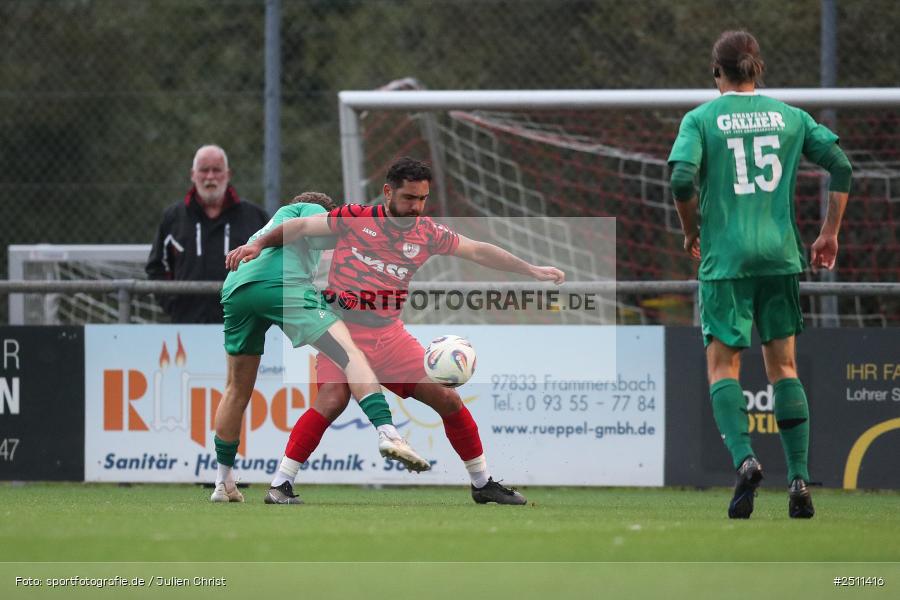sport, action, TuS Frammersbach, TUS, TSV Großbardorf, TSV, Landesliga Nordwest, Fussball, Fuhrmann Arena, Frammersbach, BFV, 26.09.2025, 13. Spieltag - Bild-ID: 2511416