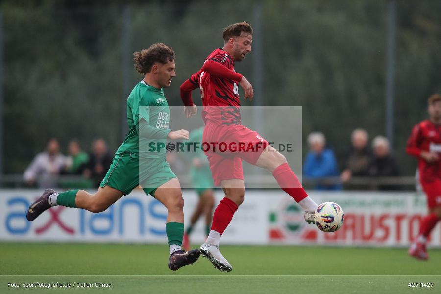 sport, action, TuS Frammersbach, TUS, TSV Großbardorf, TSV, Landesliga Nordwest, Fussball, Fuhrmann Arena, Frammersbach, BFV, 26.09.2025, 13. Spieltag - Bild-ID: 2511427