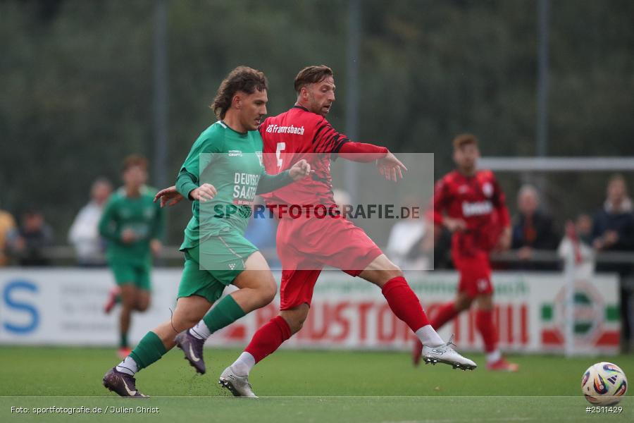 sport, action, TuS Frammersbach, TUS, TSV Großbardorf, TSV, Landesliga Nordwest, Fussball, Fuhrmann Arena, Frammersbach, BFV, 26.09.2025, 13. Spieltag - Bild-ID: 2511429