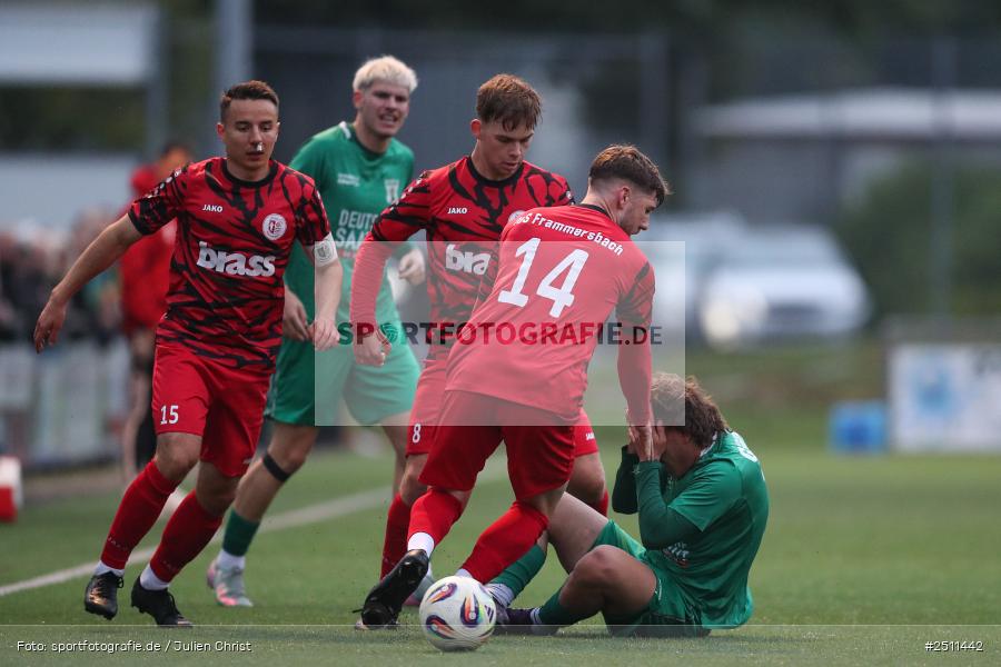 sport, action, TuS Frammersbach, TUS, TSV Großbardorf, TSV, Landesliga Nordwest, Fussball, Fuhrmann Arena, Frammersbach, BFV, 26.09.2025, 13. Spieltag - Bild-ID: 2511442