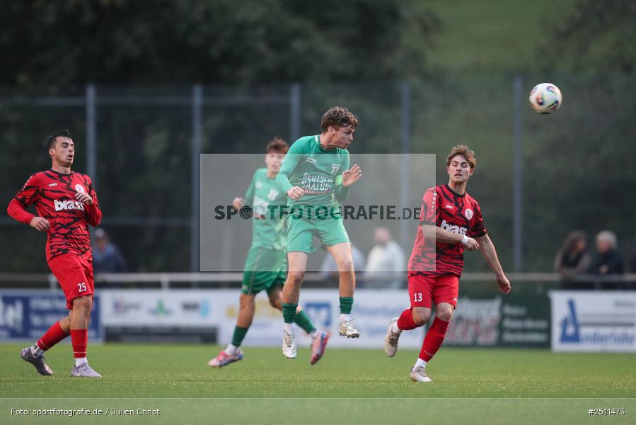 sport, action, TuS Frammersbach, TUS, TSV Großbardorf, TSV, Landesliga Nordwest, Fussball, Fuhrmann Arena, Frammersbach, BFV, 26.09.2025, 13. Spieltag - Bild-ID: 2511473