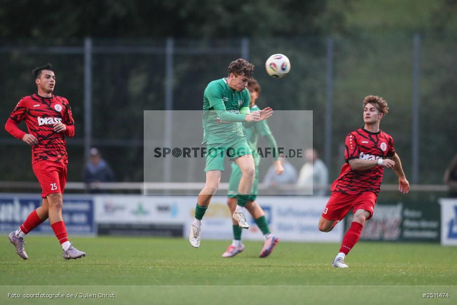 sport, action, TuS Frammersbach, TUS, TSV Großbardorf, TSV, Landesliga Nordwest, Fussball, Fuhrmann Arena, Frammersbach, BFV, 26.09.2025, 13. Spieltag - Bild-ID: 2511474