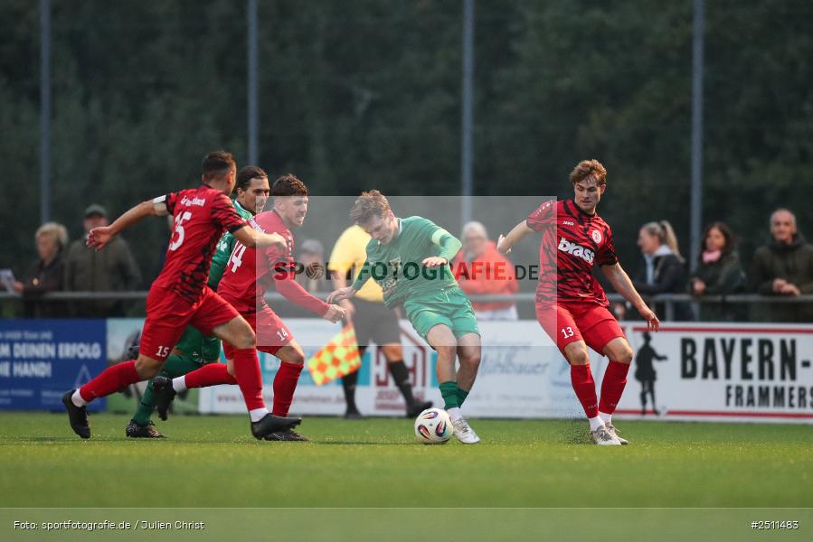 sport, action, TuS Frammersbach, TUS, TSV Großbardorf, TSV, Landesliga Nordwest, Fussball, Fuhrmann Arena, Frammersbach, BFV, 26.09.2025, 13. Spieltag - Bild-ID: 2511483