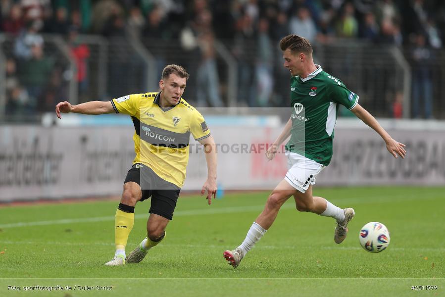 Sachs-Stadion, Schweinfurt, 27.09.2025, sport, action, Fussball, DFB, 8. Spieltag, 3. Liga, TSV, FCS, TSV Alemannia Aachen, 1. FC Schweinfurt 1905 - Bild-ID: 2511599