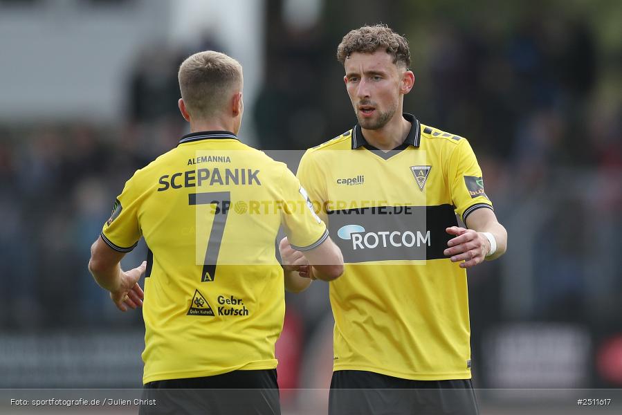 Sachs-Stadion, Schweinfurt, 27.09.2025, sport, action, Fussball, DFB, 8. Spieltag, 3. Liga, TSV, FCS, TSV Alemannia Aachen, 1. FC Schweinfurt 1905 - Bild-ID: 2511617