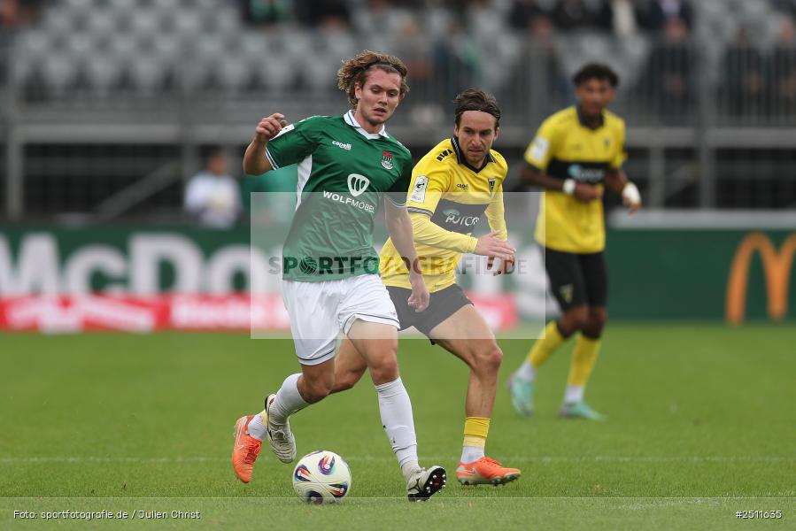 Sachs-Stadion, Schweinfurt, 27.09.2025, sport, action, Fussball, DFB, 8. Spieltag, 3. Liga, TSV, FCS, TSV Alemannia Aachen, 1. FC Schweinfurt 1905 - Bild-ID: 2511635