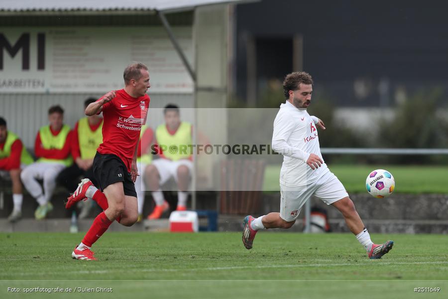 Sportgelände, Schwebenried, 27.09.2025, sport, action, Fussball, BFV, 13. Spieltag, Landesliga Nordwest, SV Vatan Spor Aschaffenburg, DJK Schwebenried/Schwemmelsbach - Bild-ID: 2511649