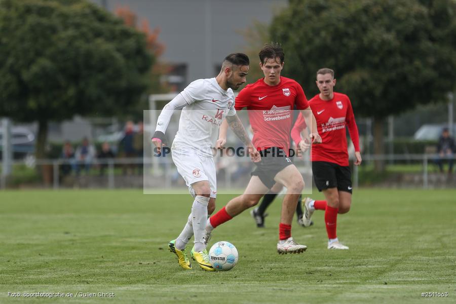 sport, action, Sportgelände, Schwebenried, SV Vatan Spor Aschaffenburg, Landesliga Nordwest, Fussball, DJK Schwebenried/Schwemmelsbach, BFV, 27.09.2025, 13. Spieltag - Bild-ID: 2511663