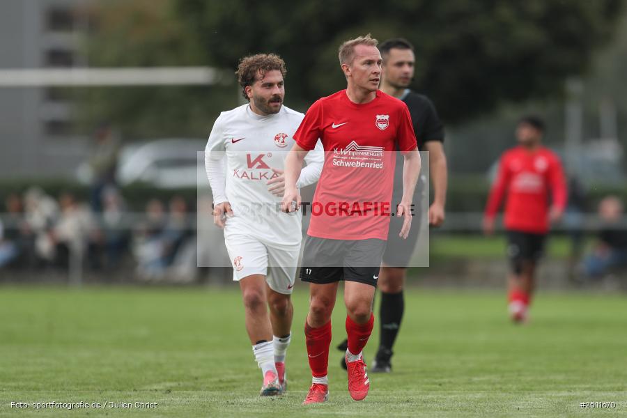 sport, action, Sportgelände, Schwebenried, SV Vatan Spor Aschaffenburg, Landesliga Nordwest, Fussball, DJK Schwebenried/Schwemmelsbach, BFV, 27.09.2025, 13. Spieltag - Bild-ID: 2511670