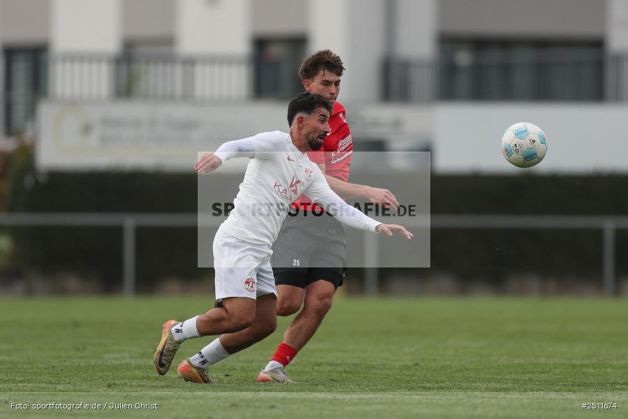 sport, action, Sportgelände, Schwebenried, SV Vatan Spor Aschaffenburg, Landesliga Nordwest, Fussball, DJK Schwebenried/Schwemmelsbach, BFV, 27.09.2025, 13. Spieltag - Bild-ID: 2511674