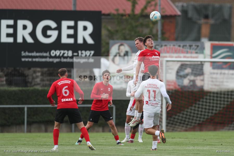 sport, action, Sportgelände, Schwebenried, SV Vatan Spor Aschaffenburg, Landesliga Nordwest, Fussball, DJK Schwebenried/Schwemmelsbach, BFV, 27.09.2025, 13. Spieltag - Bild-ID: 2511684