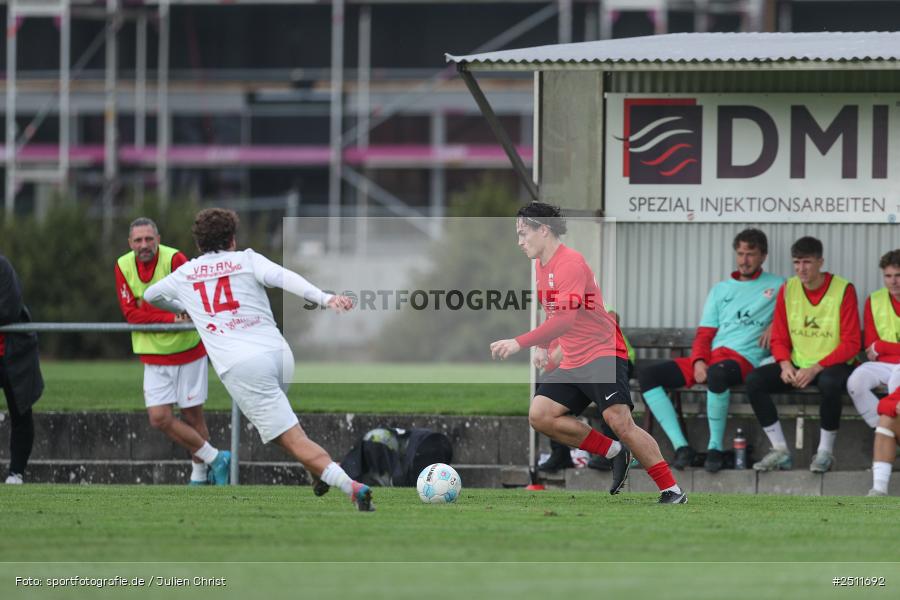 sport, action, Sportgelände, Schwebenried, SV Vatan Spor Aschaffenburg, Landesliga Nordwest, Fussball, DJK Schwebenried/Schwemmelsbach, BFV, 27.09.2025, 13. Spieltag - Bild-ID: 2511692