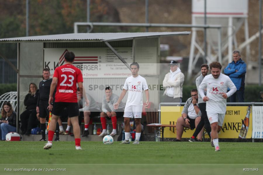 sport, action, Sportgelände, Schwebenried, SV Vatan Spor Aschaffenburg, Landesliga Nordwest, Fussball, DJK Schwebenried/Schwemmelsbach, BFV, 27.09.2025, 13. Spieltag - Bild-ID: 2511693