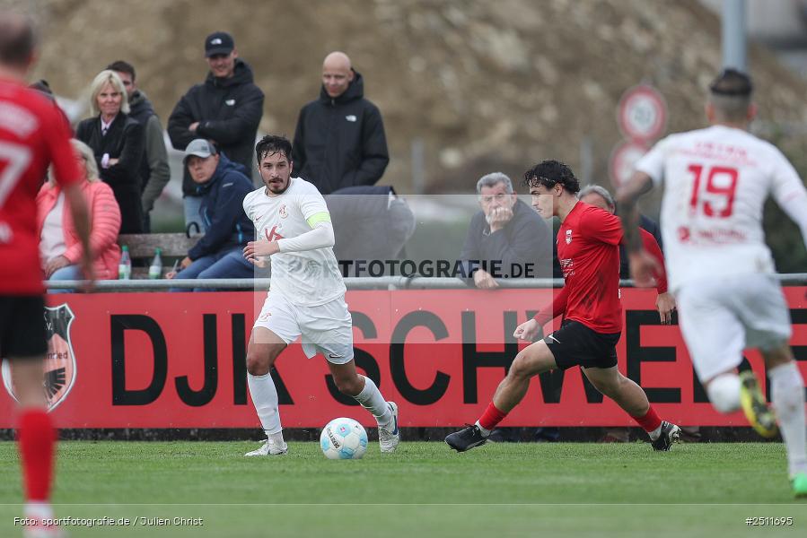 sport, action, Sportgelände, Schwebenried, SV Vatan Spor Aschaffenburg, Landesliga Nordwest, Fussball, DJK Schwebenried/Schwemmelsbach, BFV, 27.09.2025, 13. Spieltag - Bild-ID: 2511695