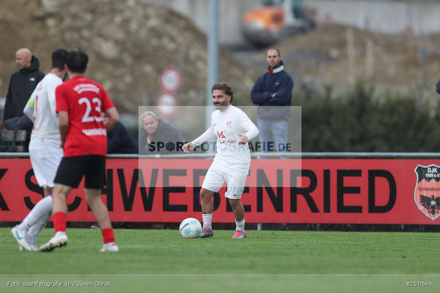 sport, action, Sportgelände, Schwebenried, SV Vatan Spor Aschaffenburg, Landesliga Nordwest, Fussball, DJK Schwebenried/Schwemmelsbach, BFV, 27.09.2025, 13. Spieltag - Bild-ID: 2511696