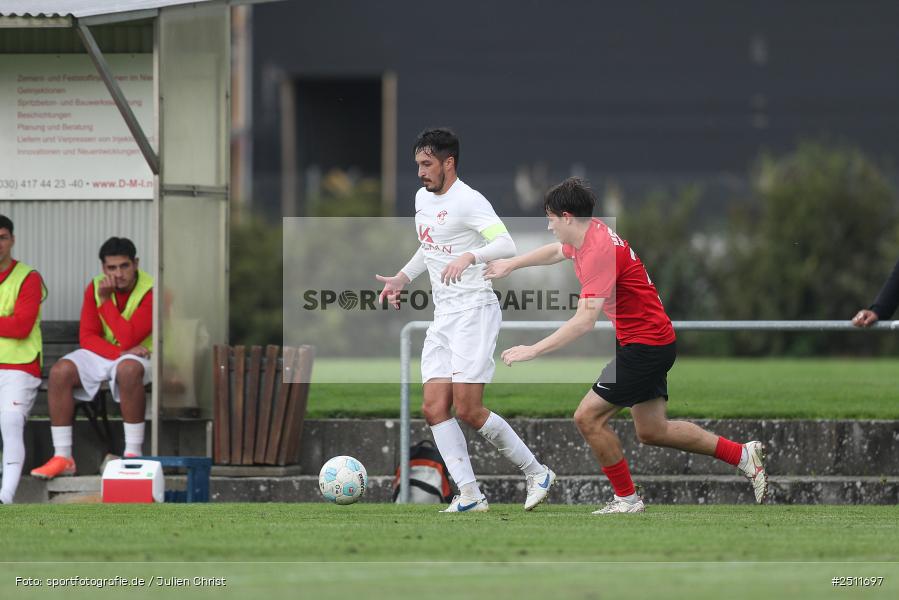 sport, action, Sportgelände, Schwebenried, SV Vatan Spor Aschaffenburg, Landesliga Nordwest, Fussball, DJK Schwebenried/Schwemmelsbach, BFV, 27.09.2025, 13. Spieltag - Bild-ID: 2511697